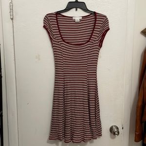 Urban Outfitters red strip dress